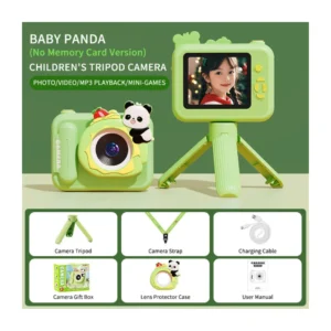 Panda Children's Digital Camera (Green)