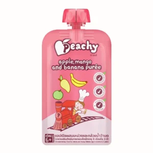 Peachy Apple, Mango & Banana Purée Baby Food Pouch 100g