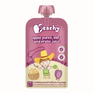 Peachy Apple, Oat & Prune Juice Baby Food Pouch 100g