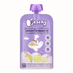 Banana, Cantaloupe & Potato Purée Peachy Baby Food Pouch 100g