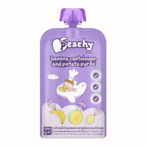 Peachy Banana, Cantaloupe & Potato Purée Baby Food Pouch 100g