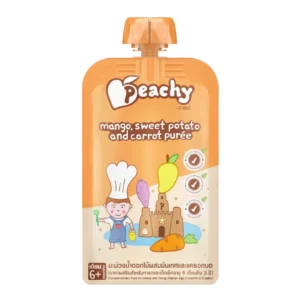 Peachy Mango, Sweet Potato & Carrot Purée Baby Food Pouch 100g