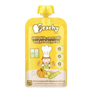 Peachy Pumpkin, Corn Milk & Potato Purée Baby Food Pouch 100g