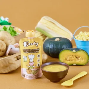 Peachy Pumpkin, Corn Milk & Potato Purée Baby Food Pouch 100g