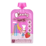 Strawberry & Banana Smoothie Peachy Baby Food Pouch 100g