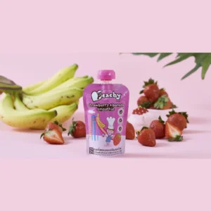 Peachy Strawberry & Banana Smoothie Baby Food Pouch 100g