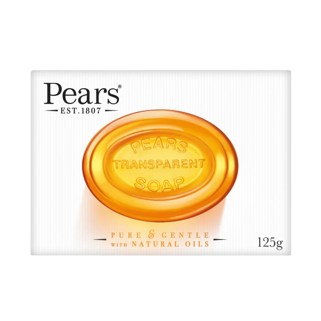 Pears Transparent Soap Pure and Gentle with Plant Oils 125g (Imported)