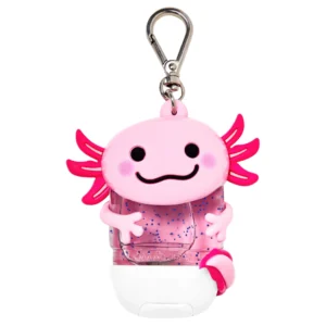 Pink Axolotl PocketBac Hand Sanitizer Holder