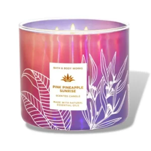 Pink Pineapple Sunrise 3-Wick Candle 411g