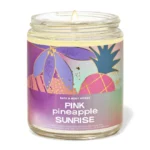 Pink Pineapple Sunrise Single Wick Candle 198g