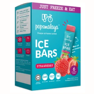 Popsmalaya Ice Bars Strawberry