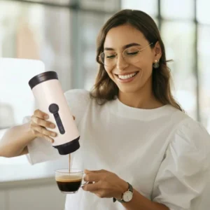 Portable Espresso Machine for Nespresso Original and Ground Coffee