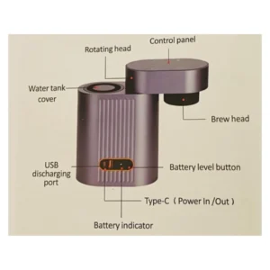 Portable Professional Espresso Coffee Maker Compatible with Nespresso Original, Vertuo & Ground Coffee