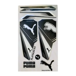 Puma Platinum 3D Embossed Cricket Bat Sticker (Black)