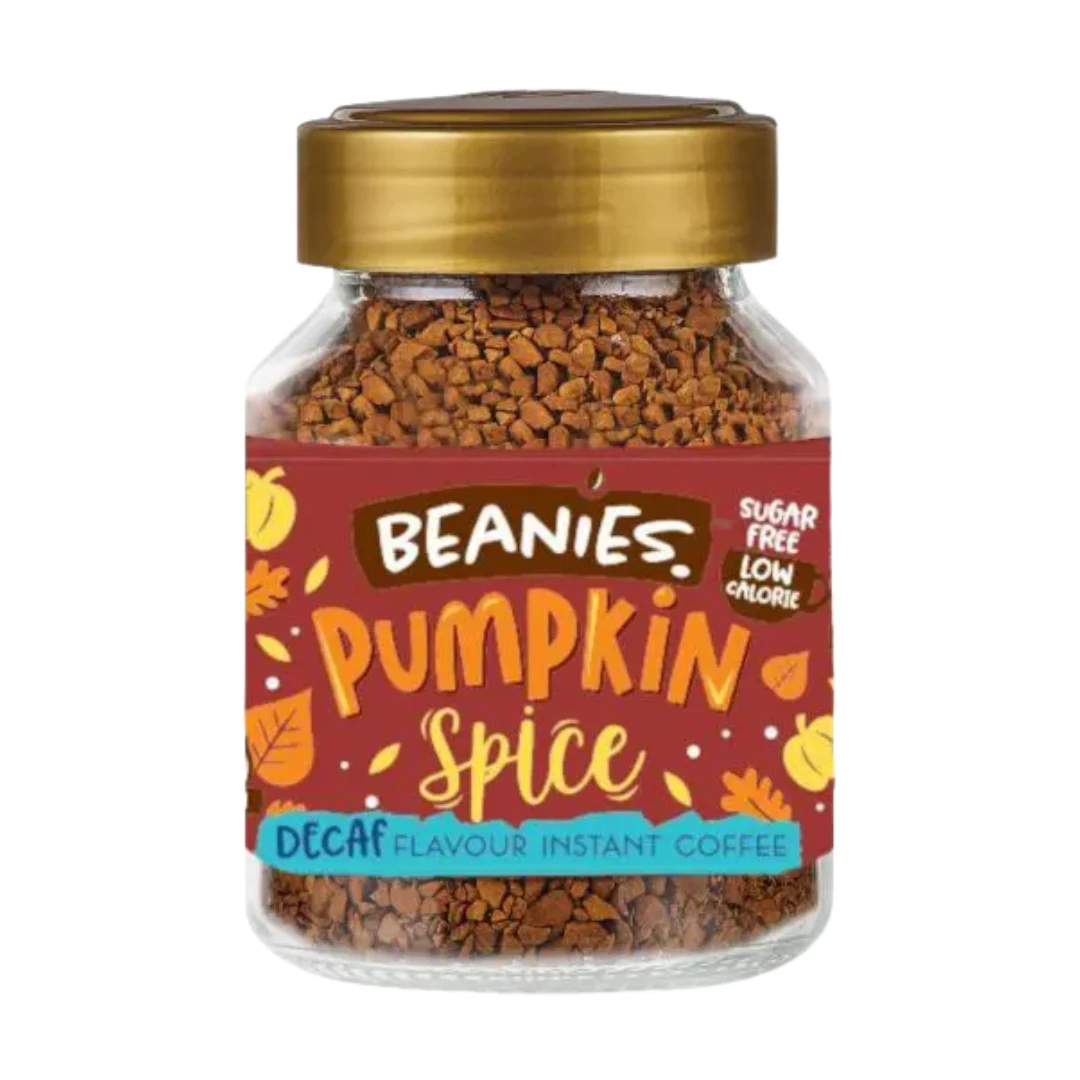 Pumpkin Spice Flavour Beanies Decaf Instant Coffee 50g