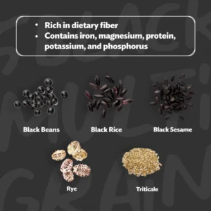 Quaker 5 Black Multi-Grain Instant Oatmeal 540g