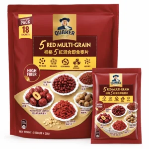 Quaker 5 Red Multi-Grain Instant Oatmeal 540g