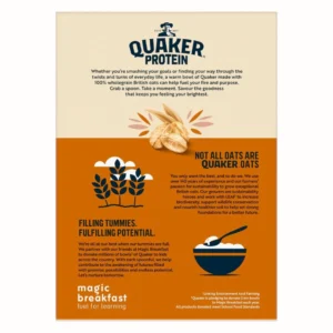 Quaker High Protein Peanut Butter Instant Porridge Sachets