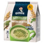 Quaker Oat Cereal Drink 3-in-1 Matcha Green Tea Sachets