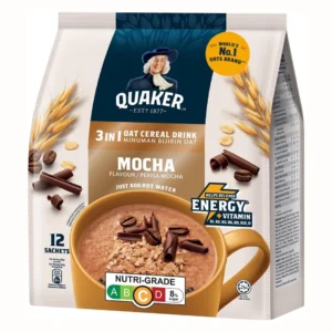 Quaker Oat Cereal Drink 3-in-1 Mocha Sachets