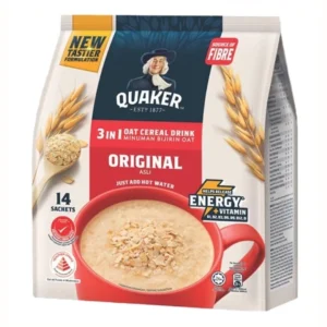 Quaker Oat Cereal Drink 3-in-1 Original Sachets