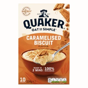 Quaker Oat So Simple Caramelised Biscuit Porridge Sachets