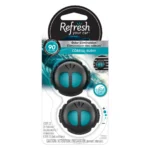 Coastal Rush Scent Refresh Your Car Mini Diffuser Vent Clip Car Air Freshener