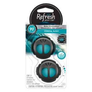 Refresh Your Car Mini Diffuser Vent Clip Car Air Freshener Coastal Rush Scent
