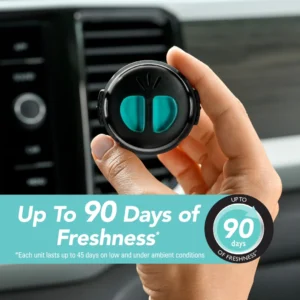 Refresh Your Car Mini Diffuser Vent Clip Car Air Freshener Crisp Laundry Scent