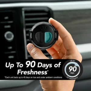 Refresh Your Car Mini Diffuser Vent Clip Car Air Freshener Lightning Bolt Ice Storm Scent