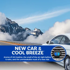 Refresh Your Car Mini Diffuser Vent Clip Car Air Freshener New Car Cool Breeze Scent