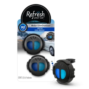 Refresh Your Car Mini Diffuser Vent Clip Car Air Freshener New Car Cool Breeze Scent