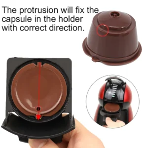 Reusable Coffee Capsule Filter Compatible with Dolce Gusto Machines