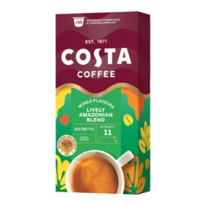 Ristretto Lively Amazonian Blend Costa Nespresso Coffee Pods