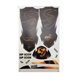 SG HP Icon 3D Embossed Cricket Bat Sticker