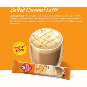 Salted Caramel Latte Frenché Roast Indulgence Instant Coffee Sachets