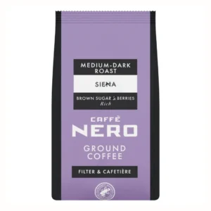 Siena Caffe Nero Medium-Dark Roast Ground Coffee 200g