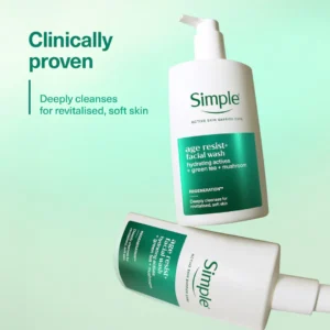 Simple Age Resist+ Facial Wash 240ml
