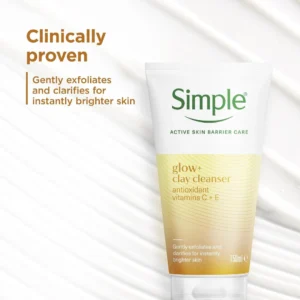 Simple Glow+ Clay Cleanser 150ml