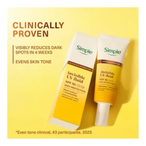 Simple Invisible UV Fluid SPF 50 (40ml)
