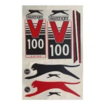 Slazenger V100 3D Embossed Cricket Bat Sticker