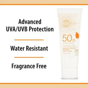 Solait SPF50 Sensitive Face Fluid 50ml