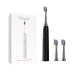Sonic Electric Rechargeable Toothbrush (Black)