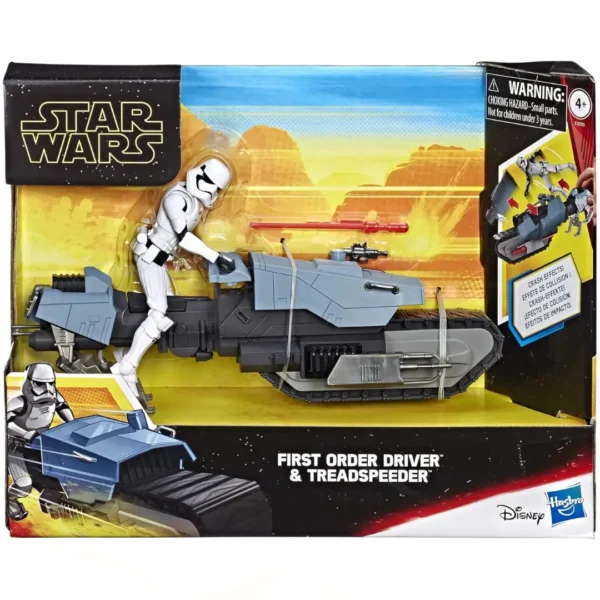 Star Wars Galaxy of Adventures First Order Driver and Treadspeeder