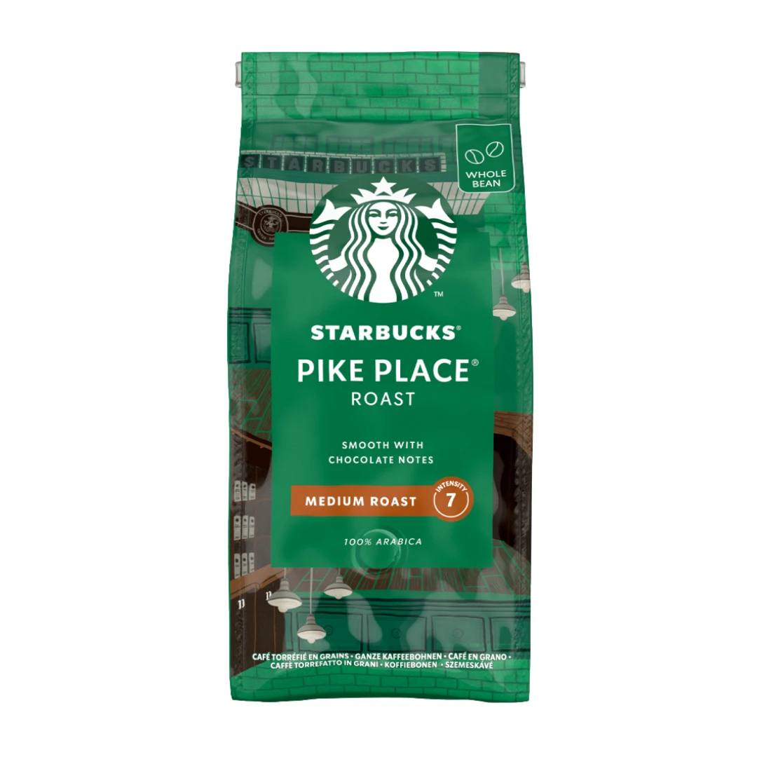 Starbucks Pike Place Roast Whole Bean Coffee 200g