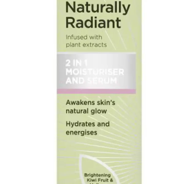 Superdrug Naturally Radiant 2 in 1 Moisturizer & Serum 50ml