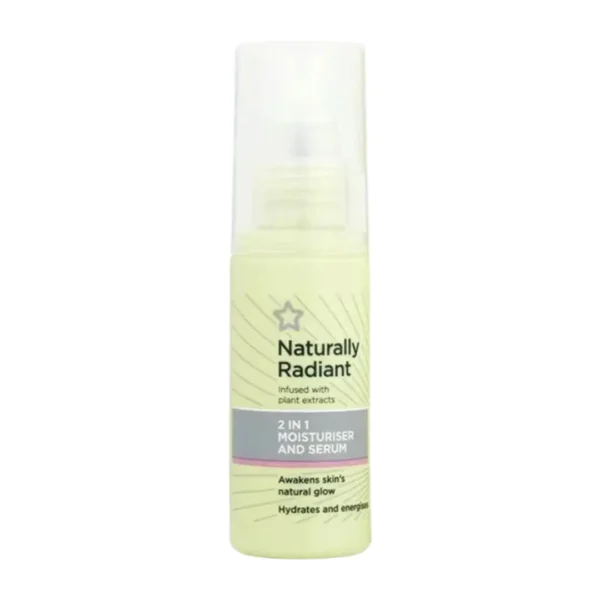 Superdrug Naturally Radiant 2 in 1 Moisturizer & Serum 50ml - Image 2