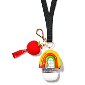 Teacher Vibes Lanyard PocketBac Hand Sanitizer Holder