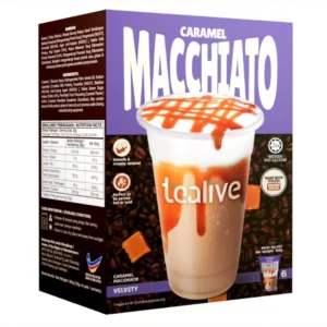 Tealive Caramel Macchiato Instant Drink Mix Sachets