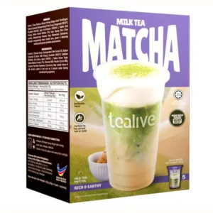 Tealive Milk Tea Matcha Instant Drink Mix Sachets